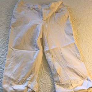 Lane Bryant Venezia white Capri with thick cuff